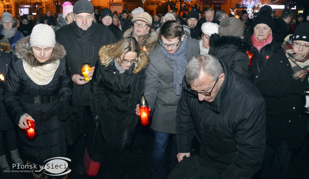 Płońsk okazał solidarność i sprzeciw wobec przemocy