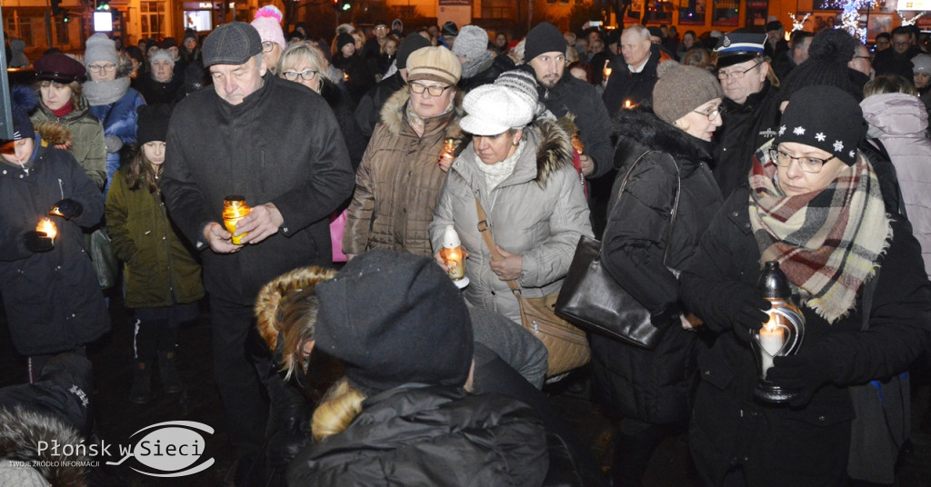 Płońsk okazał solidarność i sprzeciw wobec przemocy