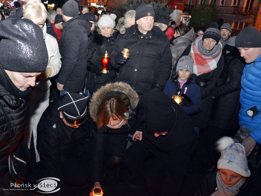 Płońsk okazał solidarność i sprzeciw wobec przemocy