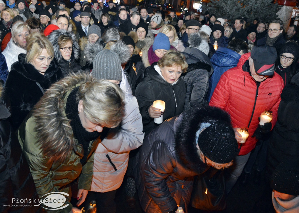 Płońsk okazał solidarność i sprzeciw wobec przemocy