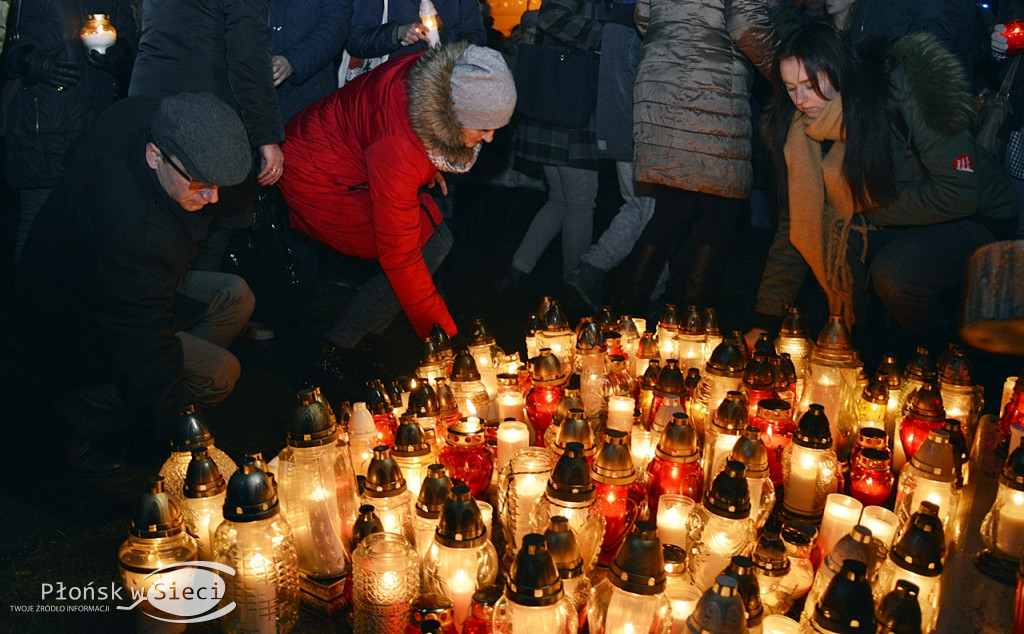 Płońsk okazał solidarność i sprzeciw wobec przemocy