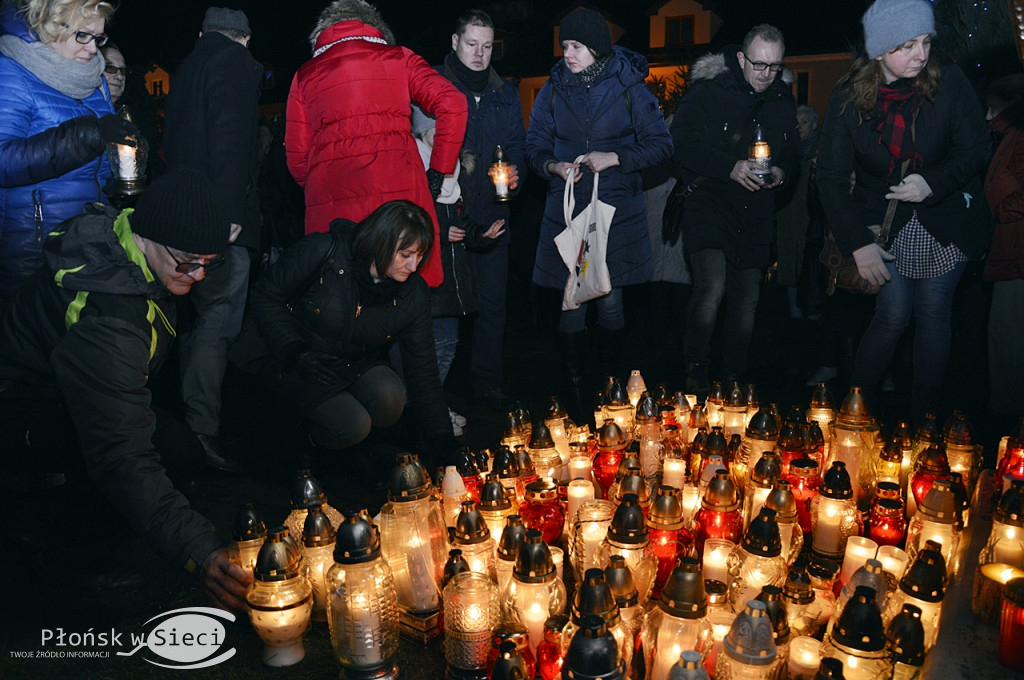 Płońsk okazał solidarność i sprzeciw wobec przemocy