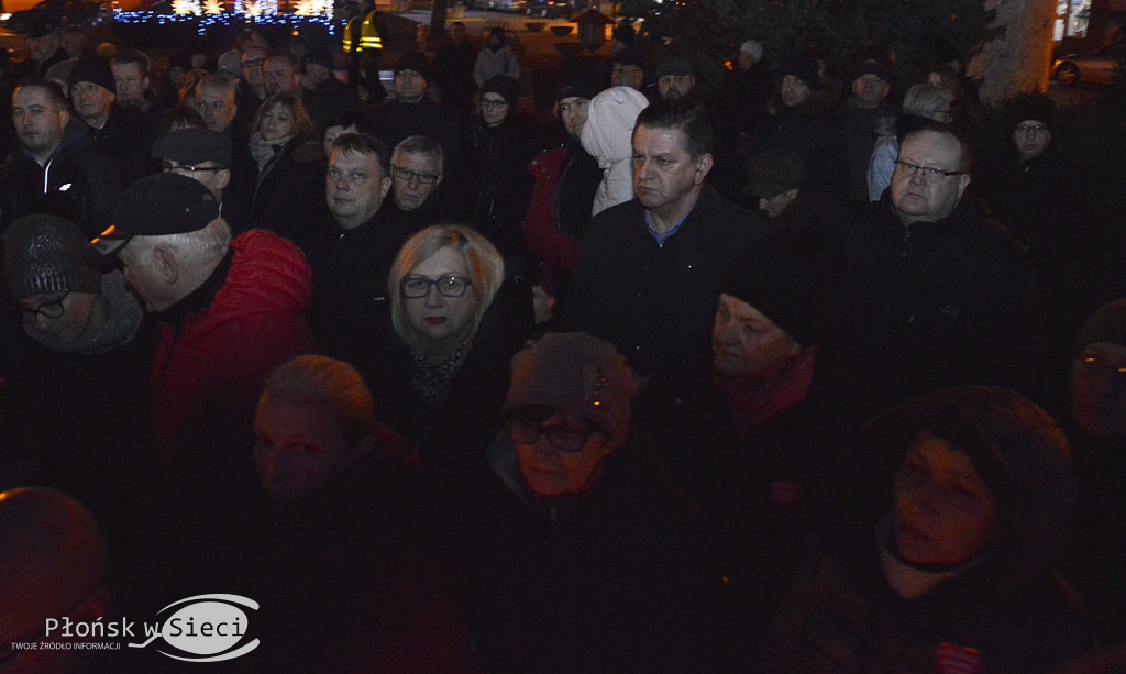 Płońsk okazał solidarność i sprzeciw wobec przemocy