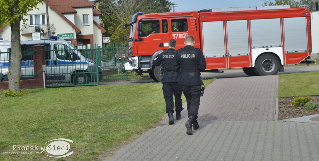 Alarm bombowy w SP nr 2 w Płońsku