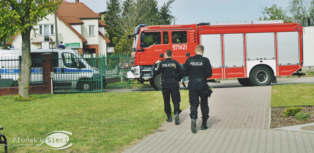Alarm bombowy w SP nr 2 w Płońsku