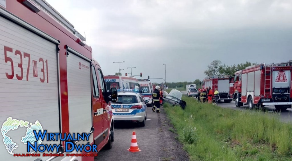 17 maja - karambol w Kroczewie
