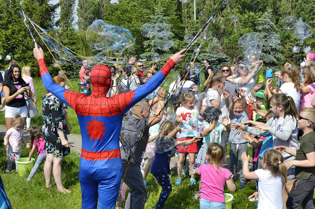 Festiwal baniek mydlanych w Płońsku