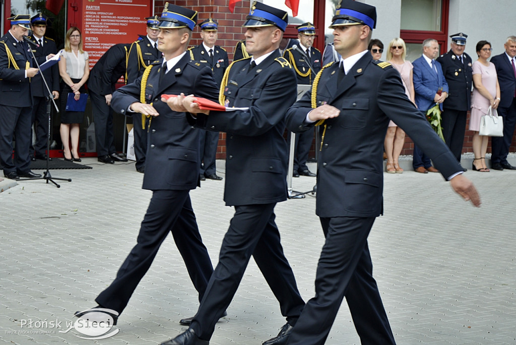 Pożegnanie komendanta straży pożarnej