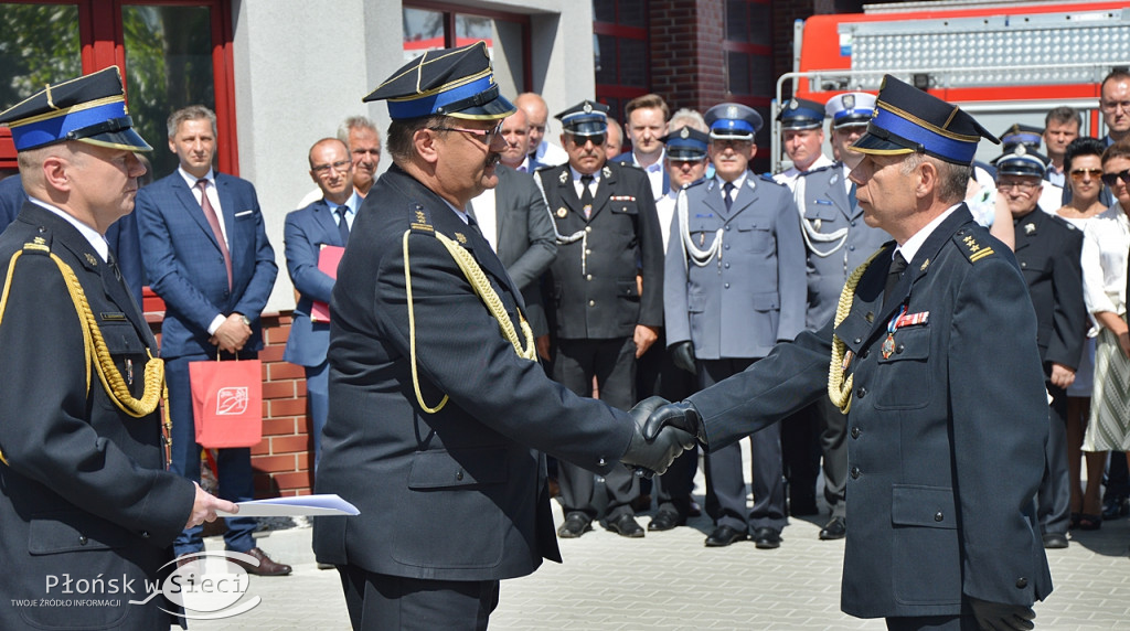 Pożegnanie komendanta straży pożarnej