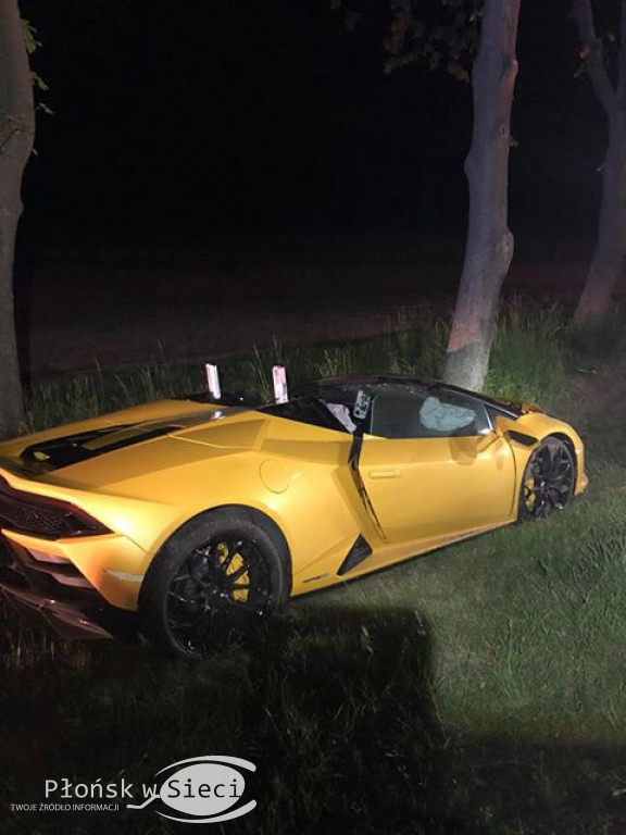 Skasował lamborghini. Wypadek Marcina Budki