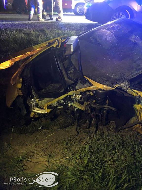 Skasował lamborghini. Wypadek Marcina Budki