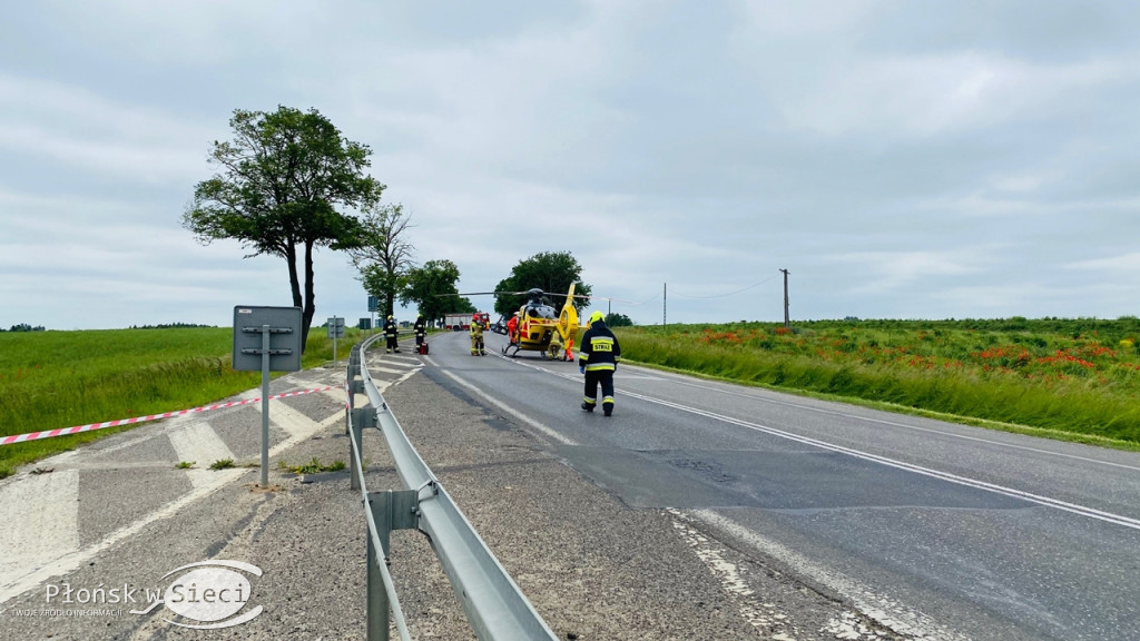 Tragiczne, czołowe zderzenie tira z osobówką