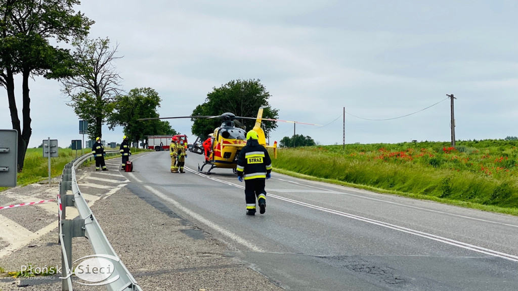 Tragiczne, czołowe zderzenie tira z osobówką