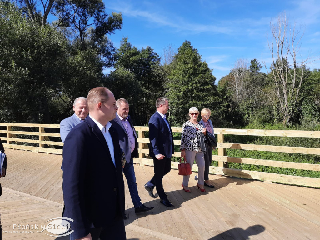 Otwarcie odnowionego mostu w Kępie