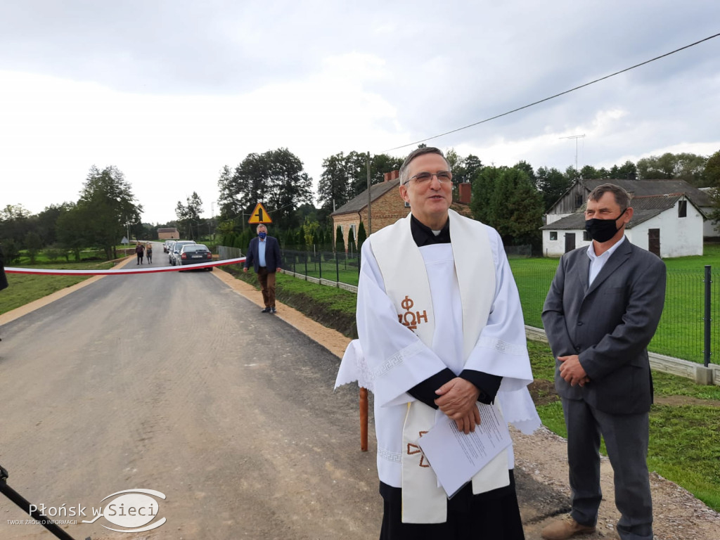 Uroczyste otwarcie drogi w Żelechach