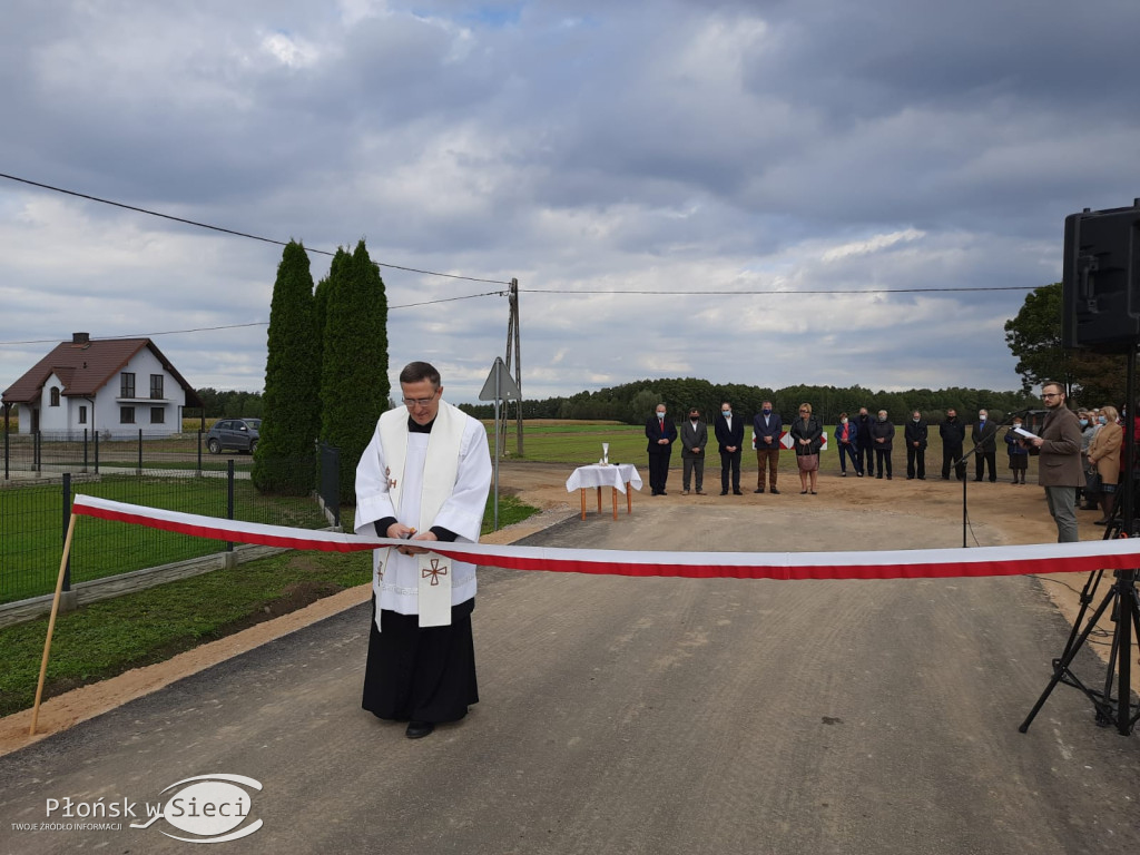 Uroczyste otwarcie drogi w Żelechach