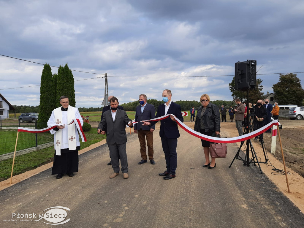 Uroczyste otwarcie drogi w Żelechach