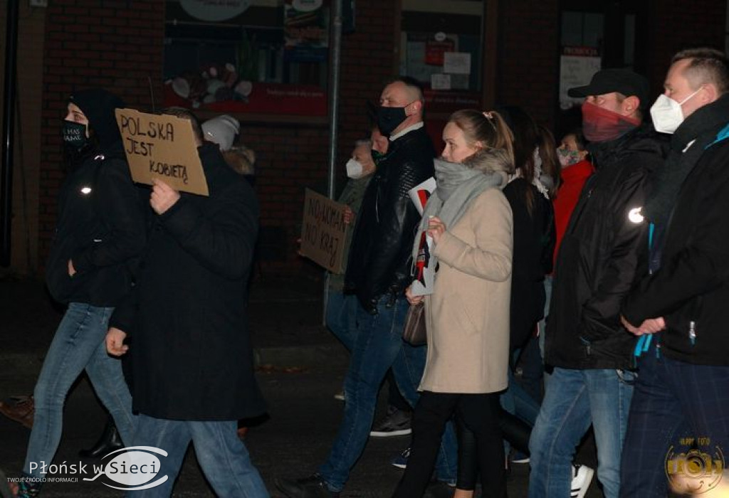 Protest #PiekłoKobiet w Nowym Mieście