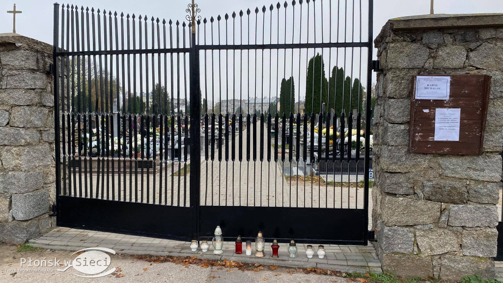 Płoński cmentarz i okolica 1 listopada...