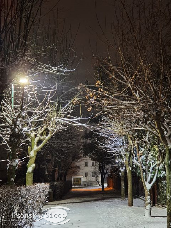 Przedświąteczny, zimowy Płońsk