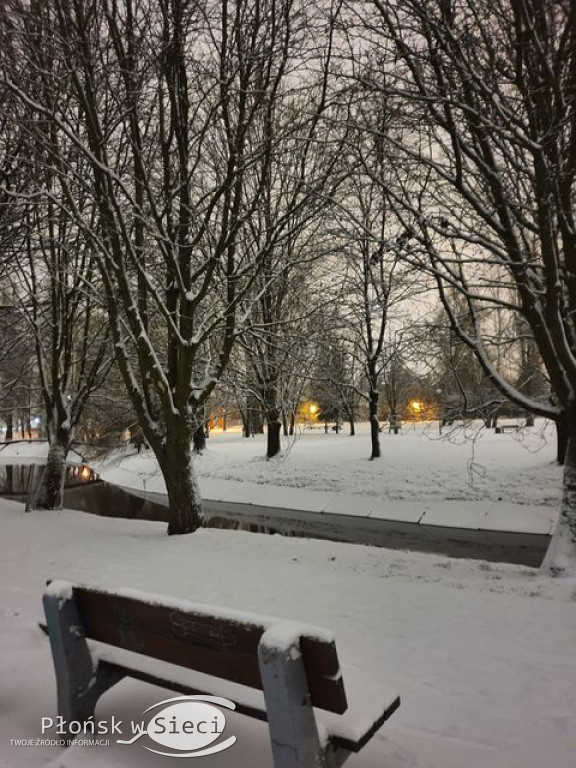 Przedświąteczny, zimowy Płońsk