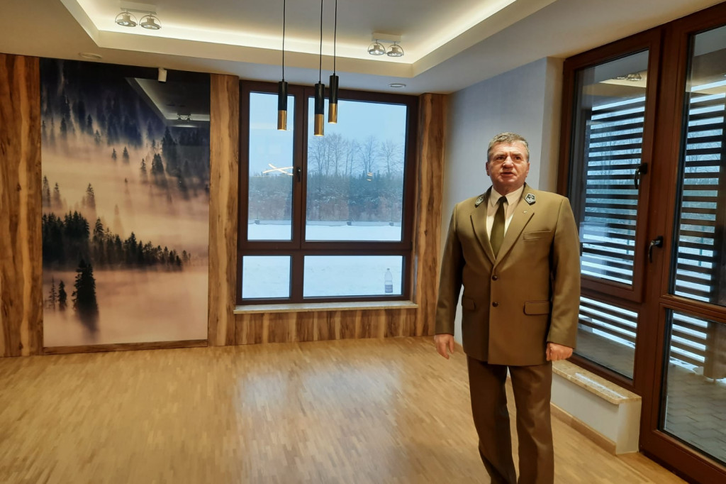 Nowa siedziba nadleśnictwa od środka