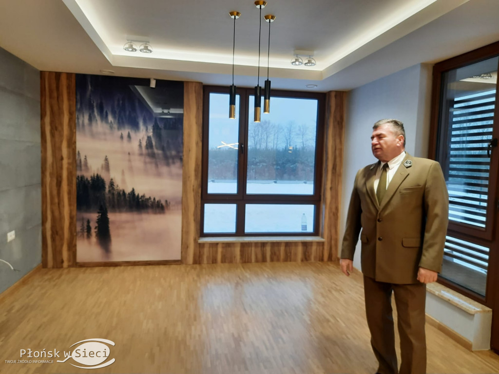 Nowa siedziba nadleśnictwa od środka