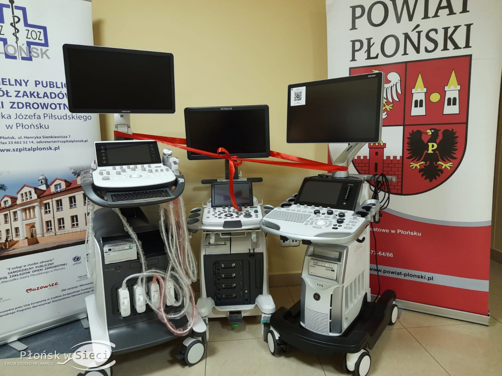 Nowe aparaty USG w płońskim szpitalu