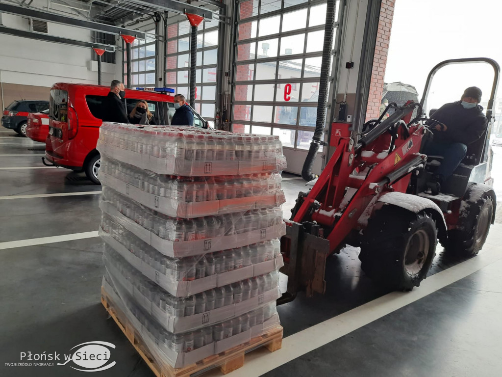 Dotarł do nas transport płynów do dezynfekcji