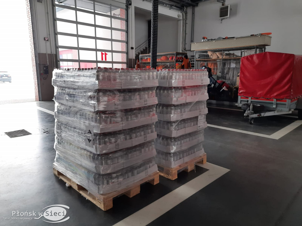 Dotarł do nas transport płynów do dezynfekcji