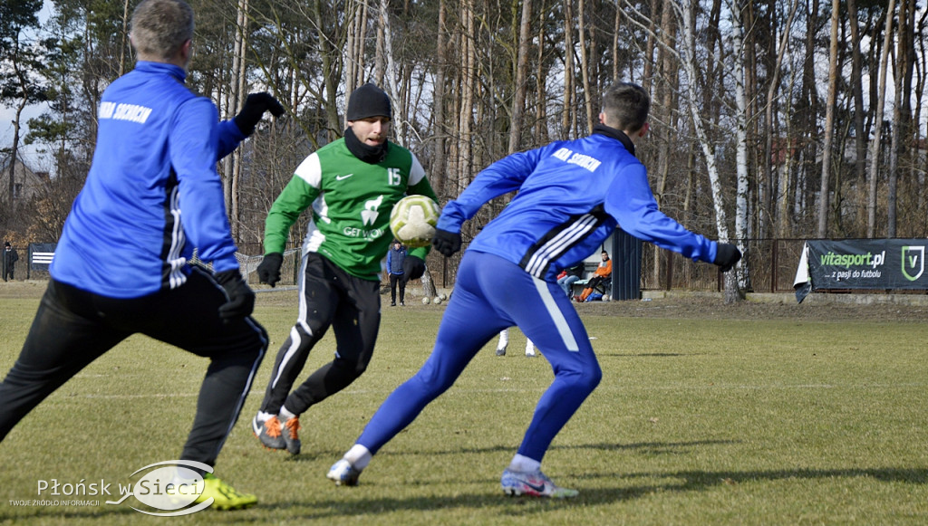 Sona lepsza w sparingu z sochocińską Wkrą