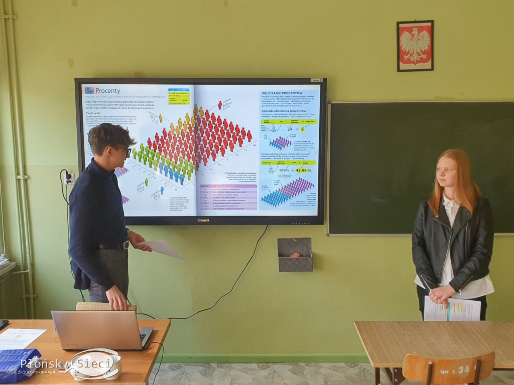 Uczniowie klas ósmych mierzyli się z 'matmą'