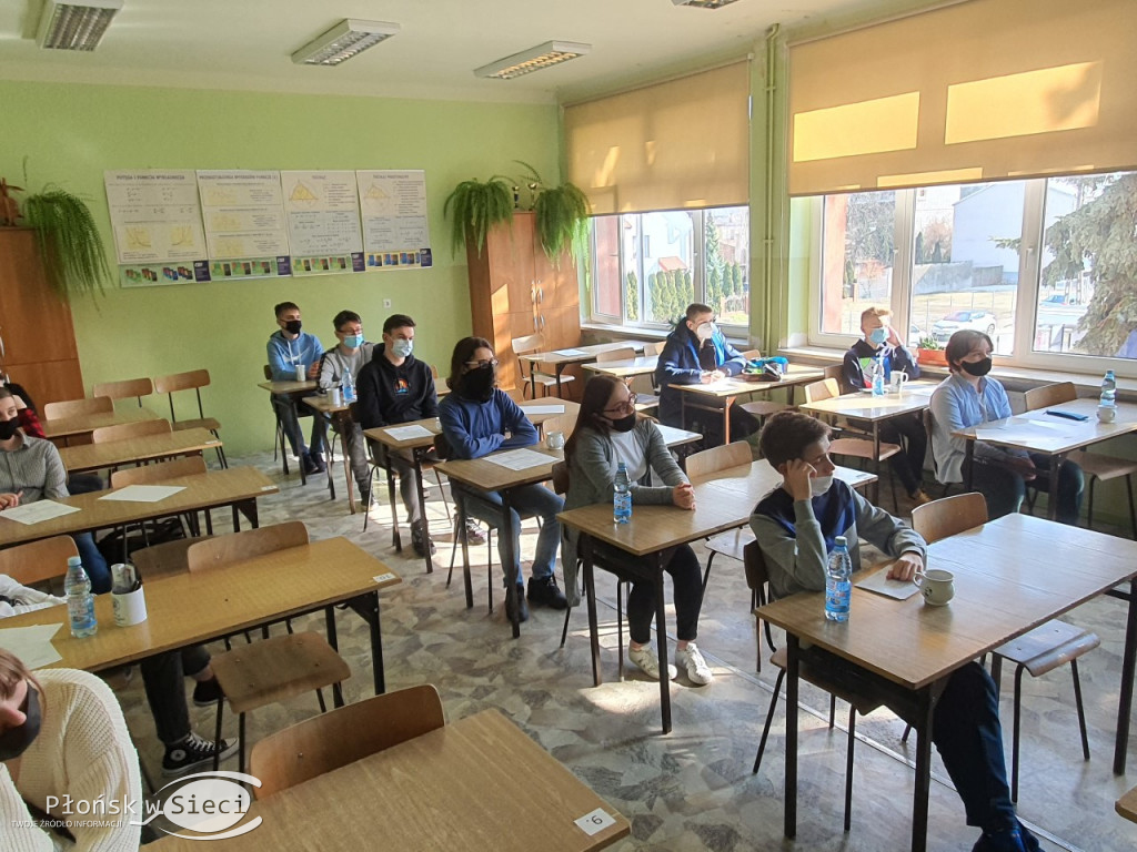 Uczniowie klas ósmych mierzyli się z 'matmą'