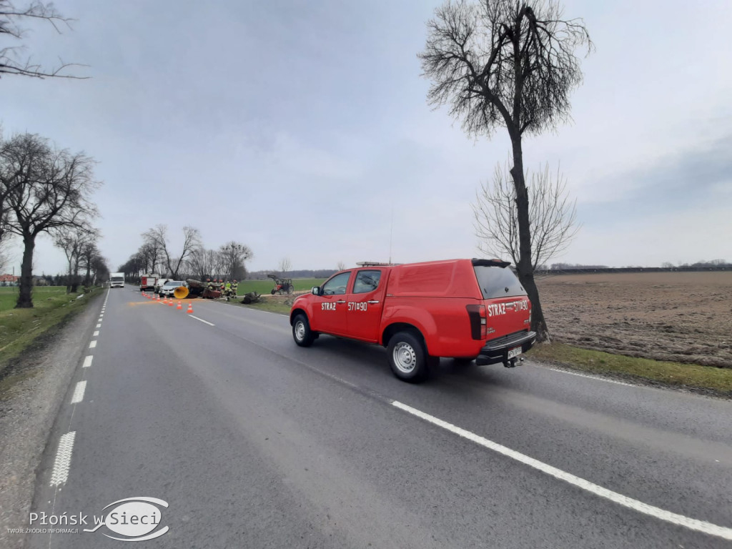 1 kwietnia - wypadek na drodze w Strachowie