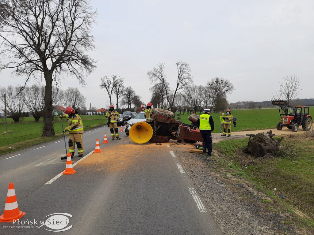 1 kwietnia - wypadek na drodze w Strachowie