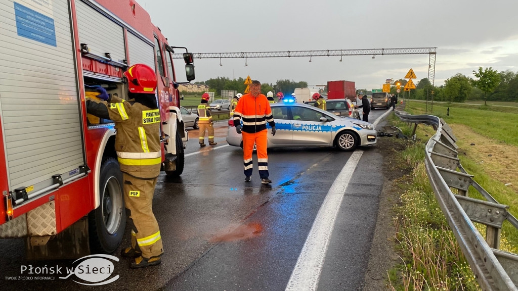 Zderzenie dwóch aut na 'siódemce'