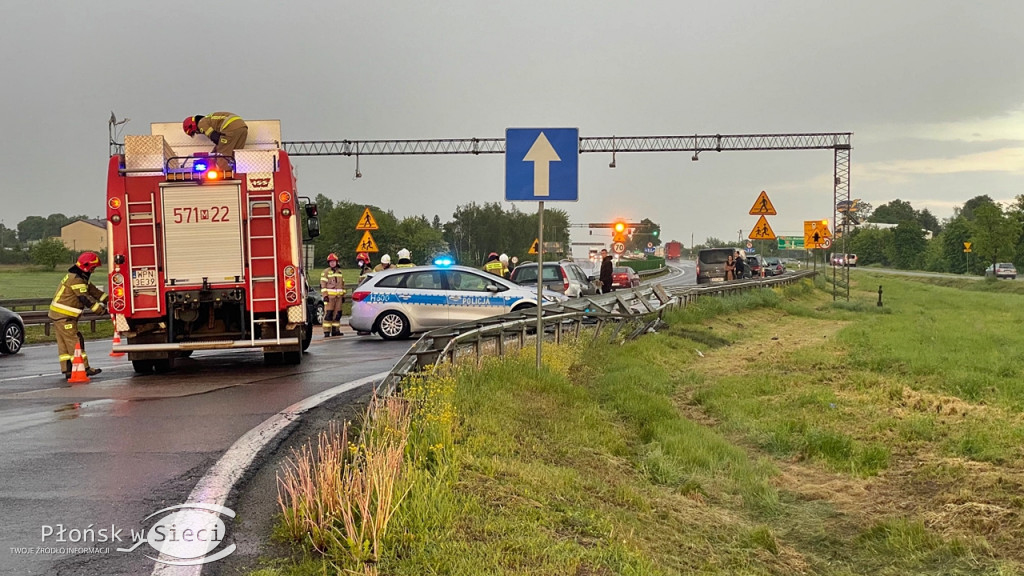 Zderzenie dwóch aut na 'siódemce'