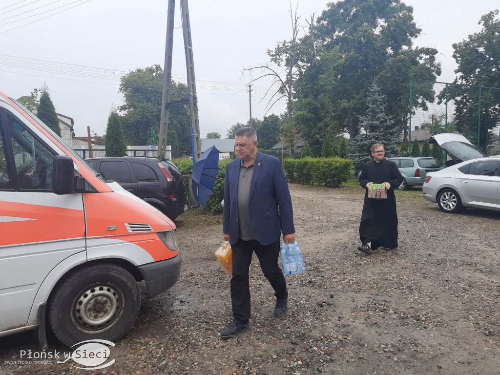 Pielgrzymi kroczą przez powiat płoński