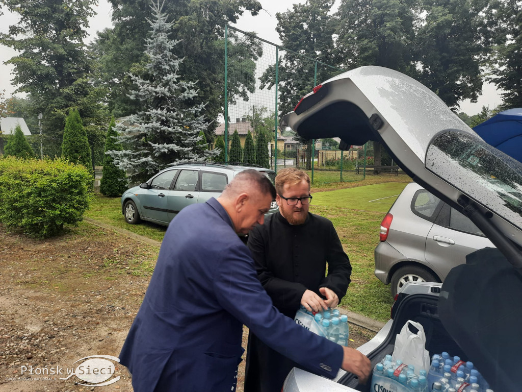 Pielgrzymi kroczą przez powiat płoński