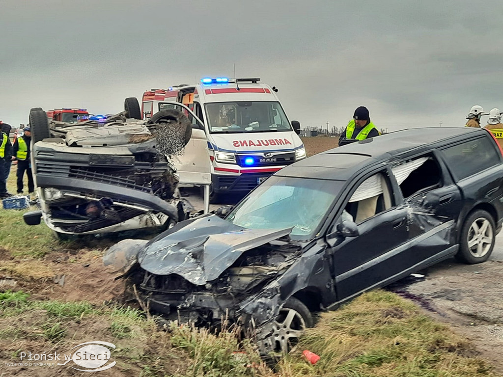 Poważny wypadek w Zdunowie!