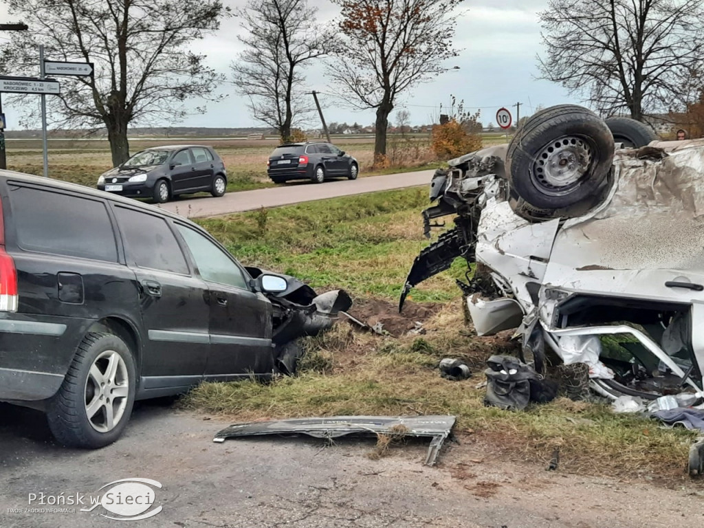 Poważny wypadek w Zdunowie!