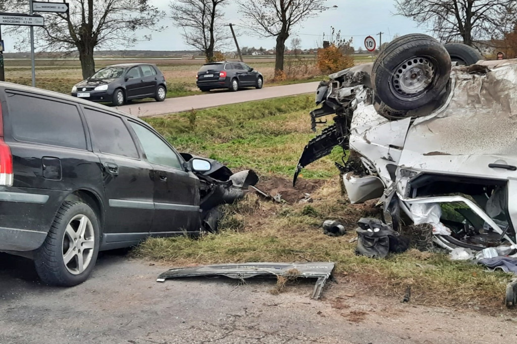 Poważny wypadek w Zdunowie!