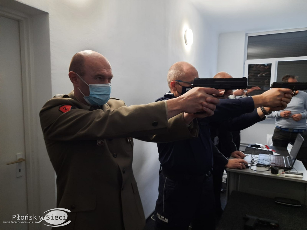 Wirtualna strzelnica w ZS nr 1 w Płońsku