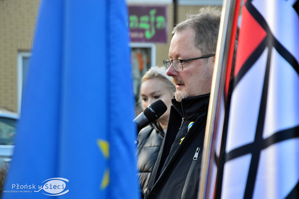 Płońsk solidarny z Ukrainą!