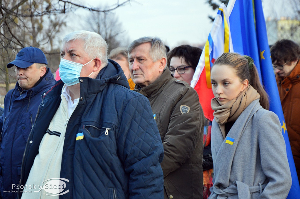 Płońsk solidarny z Ukrainą!