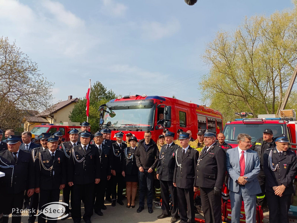 Premier Morawiecki u druhów z Kroczewa