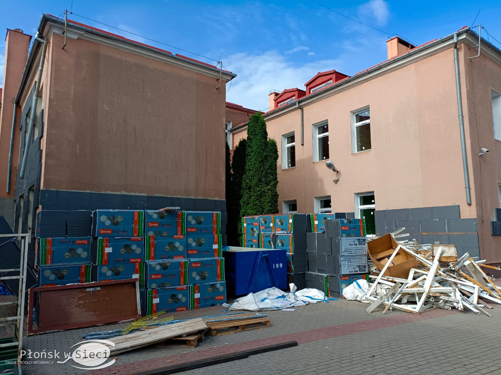 Trwa duży remont w płońskiej 'jedynce'