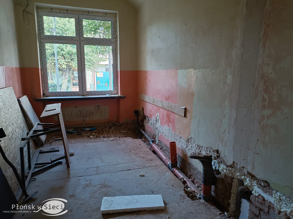 Trwa duży remont w płońskiej 'jedynce'