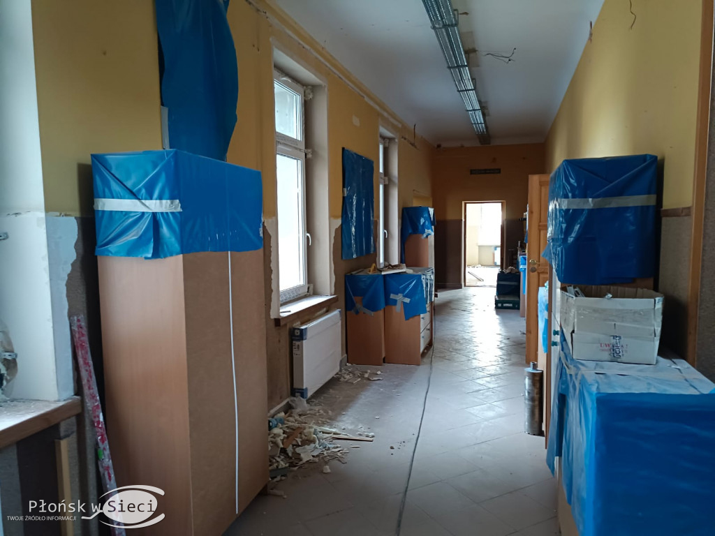 Trwa duży remont w płońskiej 'jedynce'