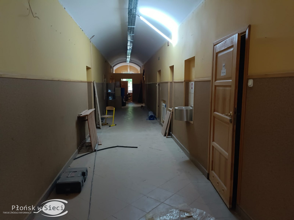 Trwa duży remont w płońskiej 'jedynce'